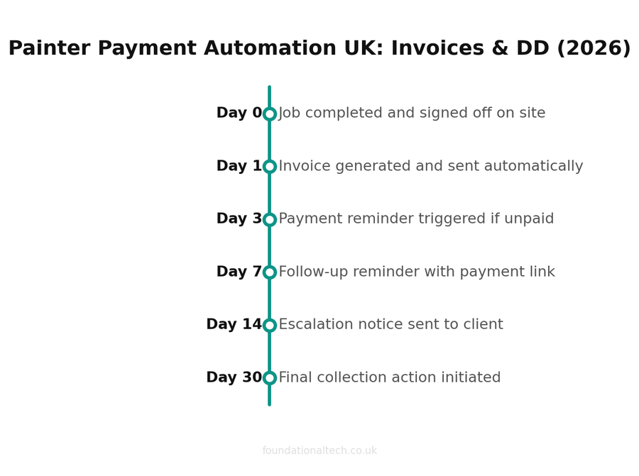 Painter Payment Automation UK: Invoices & DD (2026) setup timeline