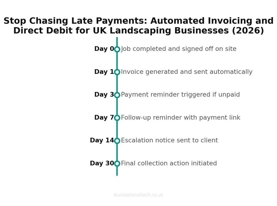 Payment timeline for UK landscaping businesses