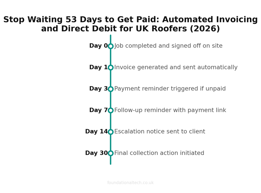 Payment timeline for UK roofing businesses